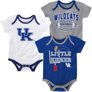 Outerstuff Kentucky Wildcats 3 Points Baby/Infant 3 Piece Creeper Set-24 Months
